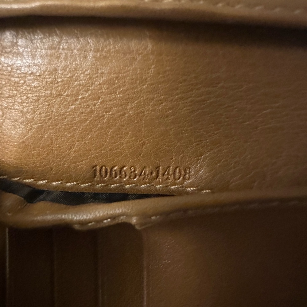 Gucci Tan Leather Wallet with Silver Logo - Picture 4 of 6